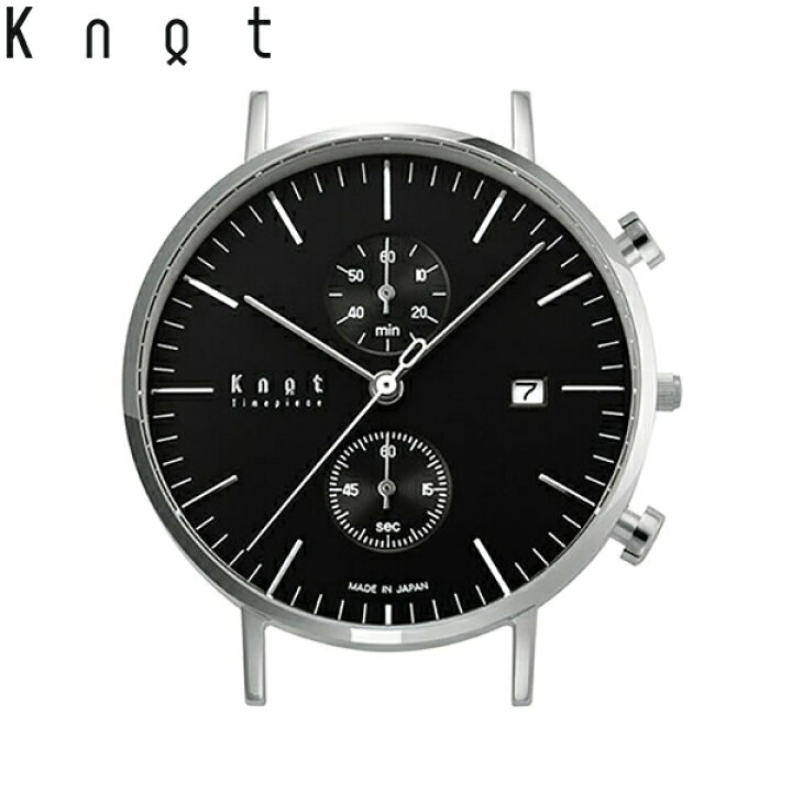 楽天市場】Knot ノット 時計 クラシック クロノグラフ シルバー 