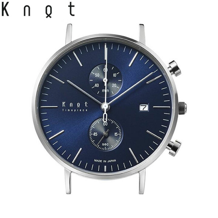 楽天市場】Knot ノット 時計 クラシック クロノグラフ シルバー 