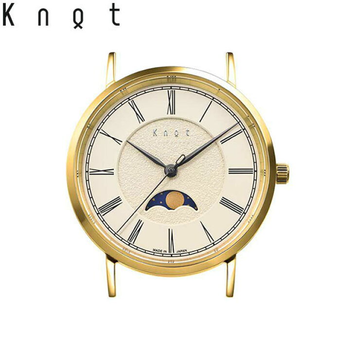 楽天市場】Knot ノット 時計 クラシック ムーンフェイズ イエロー 