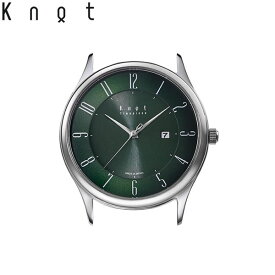 Knot ノット 時計 クラシック ソーラー アラビック 32mm シルバー ＆ グリーン 時計本体のみベルト別売り ソーラームーブメント 腕時計 レディース サファイアガラス 日本製