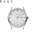Knot ノット 時計 クラシック ソーラー アラビック 32mm シルバー ＆ ホワイト 時計本体のみベルト別売り ソーラームーブメント 腕時計 レディース サファイアガラス 日本製