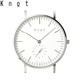 【レザーストラップ プレゼント】 【最大1000円クーポン配布中】 Knot ノット 時計 クラシック スモールセコンド シルバー ＆ ホワイト 時計本体のみベルト別売り 腕時計 メンズ レディース サファイアガラス 日本製