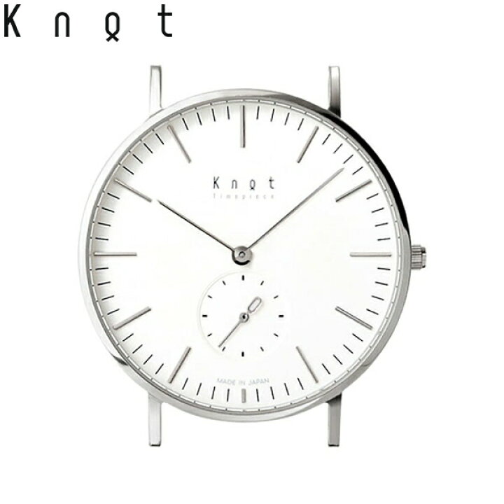 楽天市場 Knot ノット 時計 クラシック スモールセコンド シルバー ホワイト 時計本体のみ ベルト別売り 腕時計 メンズ レディース サファイアガラス 日本製 Maker S Watch Knot
