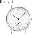 Knot（ノット）“クラシック スモールセコンド”シルバー ＆ ホワイト時計本体のみ（ベルト別売り）腕時計/メンズ/レディース/サファイアガラス/日本製/MAD... ランキングお取り寄せ