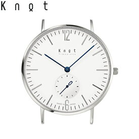 【レザーストラップ プレゼント】 【最大1000円クーポン配布中】 Knot ノット 時計 クラシック スモールセコンド シルバー ＆ ホワイト 時計本体のみベルト別売り 腕時計 メンズ レディース サファイアガラス 日本製