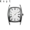 Knot ノット 時計 クラシック レディース コンパクトトノー シルバー ＆ ホワイト 時計本体のみベルト別売り 腕時計 サファイアガラス 日本製