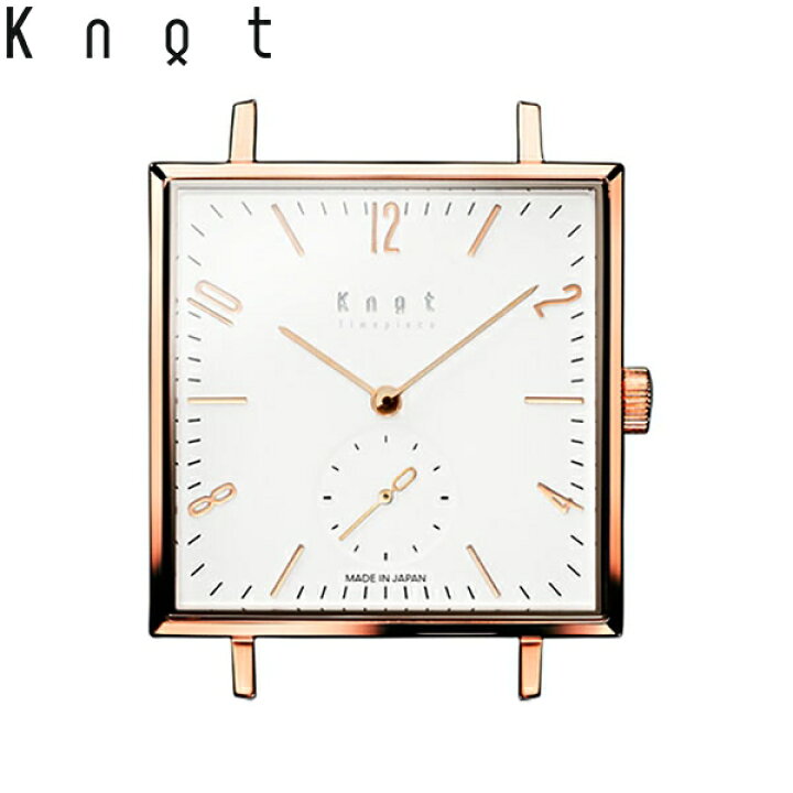 楽天市場】Knot ノット 時計 クラシック スクエアスモールセコンド 