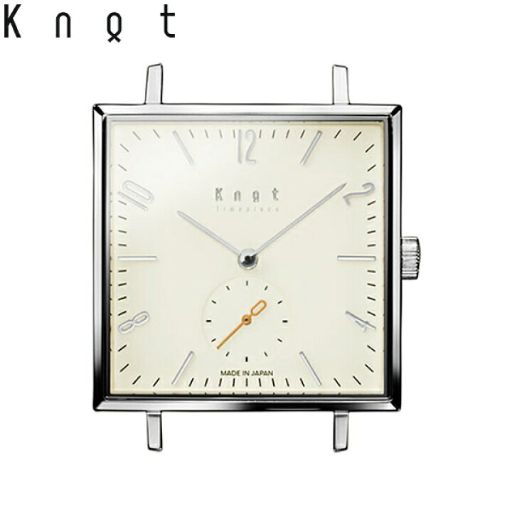 楽天市場】Knot ノット 時計 クラシック スクエアスモールセコンド 