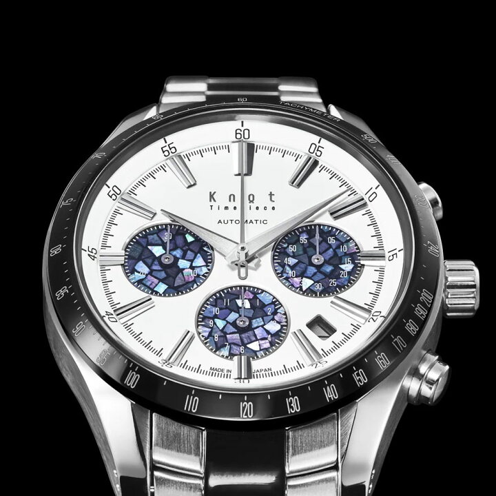 腕時計ノット10th記念モデル「knot クロノグラフ ACT-40 螺鈿」 