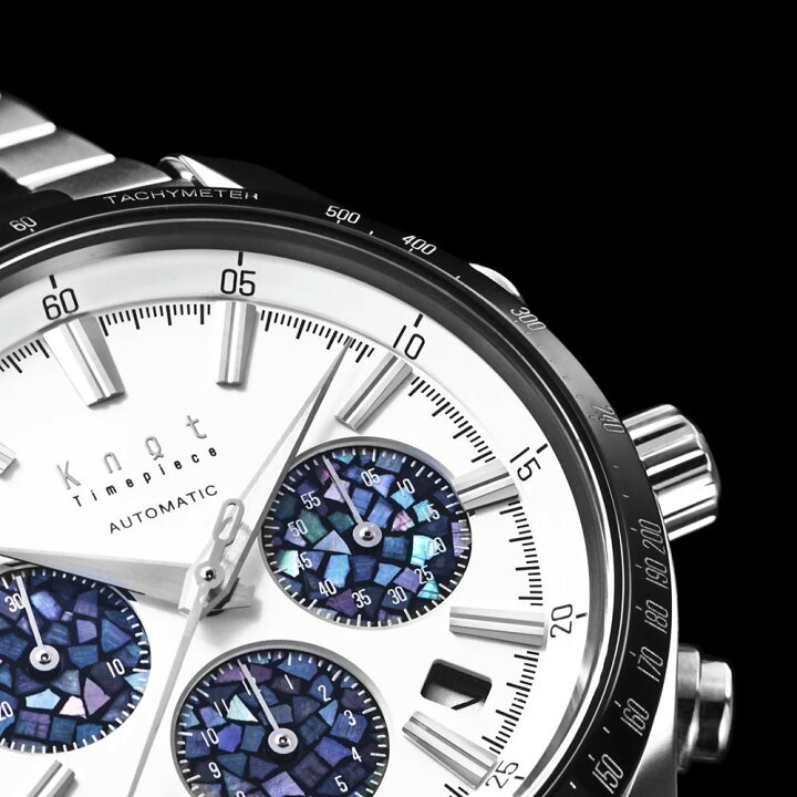 腕時計ノット10th記念モデル「knot クロノグラフ ACT-40 螺鈿」 