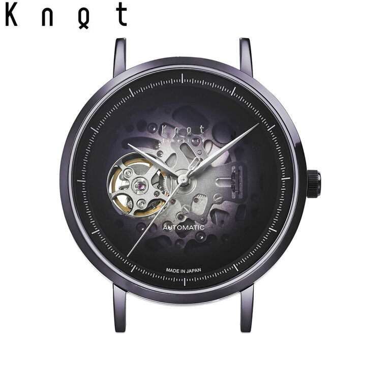 楽天市場】Knot ノット 時計 オートマチック スケルトン 39mm パープル 