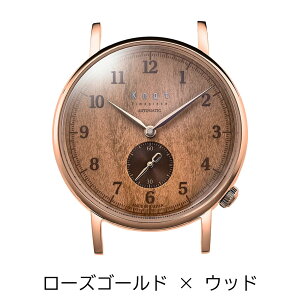 Knot �m�b�g ���v �I�[�g�}�e�B�b�N �X���[���Z�R���h WOOD DIAL Collection SAKURA 36mm �������� �@�B�� ���v�{�̂̂݃x���g�ʔ��� �r���v �T�t�@�C�A�K���X ���{��