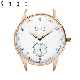 Knot ノット 時計 Capella Produced by Yuzuki Reon 柚希礼音氏コラボレーション カペラ 36mm ローズゴールド ＆ ホワイト ラボグロウンダイヤモンド 時計本体のみベルト別売り 腕時計 レディース サファイアガラス 日本製