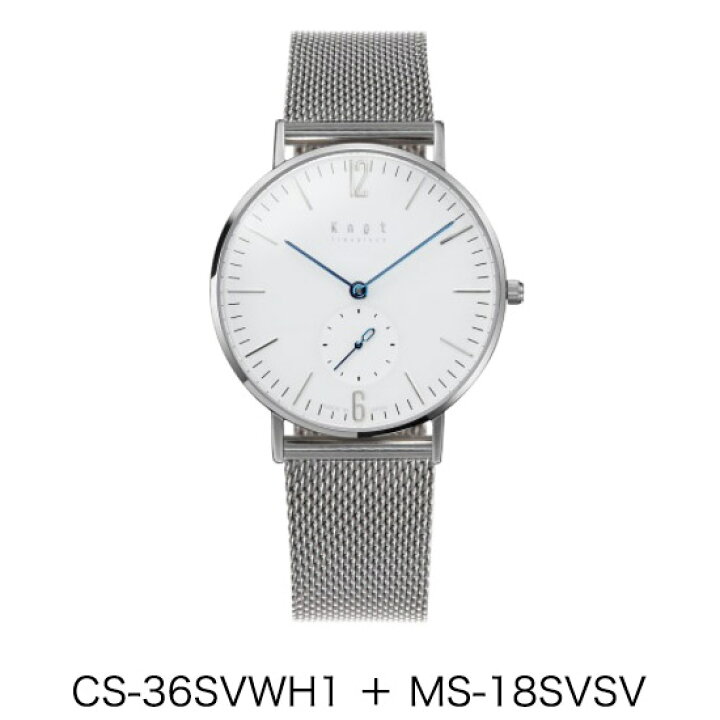 楽天市場】Knot ノット 時計 クラシック スモールセコンド シルバー 