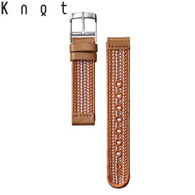 Knot ノット 時計 京都 昇苑くみひも 時計ベルト 18mm 綾高麗 ブラウン 丁子 CHOJI ベルトのみ購入はメール便のため代引き・着日指定・包装不可 スペアベルト 日本製 腕時計 ウォッチストラップ
