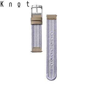 Knot ノット 時計 京都 昇苑くみひも 時計ベルト 18mm 綾高麗 くすみブルー 勿忘草（わすれなぐさ） ベルトのみ購入はメール便のため代引き・着日指定・包装不可 スペアベルト 日本製 腕時計 ウォッチストラップ