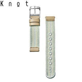 Knot ノット 時計 京都 昇苑くみひも 時計ベルト 18mm 綾高麗 グリーン 白青磁（しろせいじ） ベルトのみ購入はメール便のため代引き・着日指定・包装不可 スペアベルト 日本製 腕時計 ウォッチストラップ