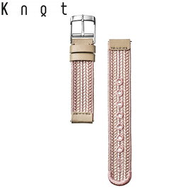 Knot ノット 時計 京都 昇苑くみひも 時計ベルト 18mm 綾高麗 ピンク 撫子（なでしこ） ベルトのみ購入はメール便のため代引き・着日指定・包装不可 スペアベルト 日本製 腕時計 ウォッチストラップ