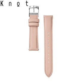 Knot ノット 時計 オールガードレザー ピンク キズ、水、汚れ、経年劣化に強い ストラップ 時計ベルト 18mm ベルトのみ購入はメール便のため代引き・着日指定・包装不可 スペアベルト 日本製 腕時計 ウォッチストラップ