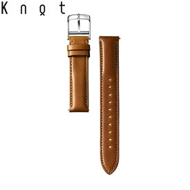 Knot ノット 時計 プレミアムコードバン ストラップ ロングシェイプ 時計ベルト 18mm オーク ベルトのみ購入はメール便のため代引き・着日指定・包装不可 スペアベルト 日本製 腕時計 ウォッチストラップ