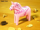 北欧雑貨☆【GRANNAS】グラナス社　ダーラナホース (ピンク)☆サイズ 13cm かわいい おしゃれ 手作り インテリア 飾り 新生活 入学 入園祝い　☆ 干支 馬 置物