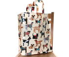 ULSTER WEAVERS　アルスターウィーバーズ 犬、イヌ　愛犬　ドッグ ビニールバッグ コーティング　可愛い かわいい エコバッグ 手提げバッグ オイルクロス バッグ トートバッグ イギリス雑貨
