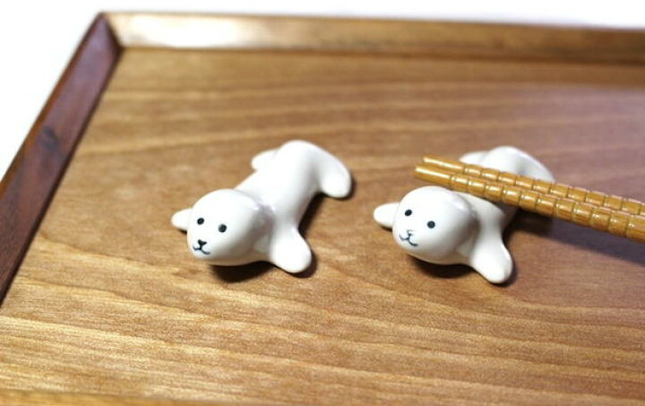 楽天市場 発送は郵便で 箸置き はしおき アザラシ あざらし かわいい おしゃれ ユニーク 動物 ミニチュア陶器 箸置きおしゃれ マスターズクラフト キッチン雑貨 ノッティング ワールド 輸入雑貨店