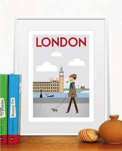 A[g |X^[ LONDON h COh E̊X|X^[@A3TCY 30X42cm i  z ss A[g  CeA   IWi fUC ^yXg[