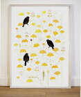 ポスター 北欧 草木の標本 ボタニカル アート CROW TREE カラスが止まる木 50x70cm 北欧ポスター かわいい おしゃれ インテリア タペストリー 新生活 模様替え 北欧雑貨 スウェーデン