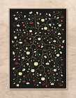 ポスター 北欧 草木の標本 アート APPLE BLOSSOM りんご満開 サイズ 50x70cm アート おしゃれ インテリア タペストリー 新生活 デザイン 部屋　模様替え ナチュラル 高級感 壁かけ 素材 北欧雑貨