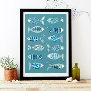  FISH tBbV@ |X^[ A3TCY 킢 V A[g|X^[ CMX 킢 CeA JESSICA HOGARTH CMXG WFVJ@zȂ