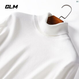GLM 無地 冬 タートルネックセーター メンズ ベルベット 厚手 ハイエンド インナー セーター ブラック メンズ シャツ Z