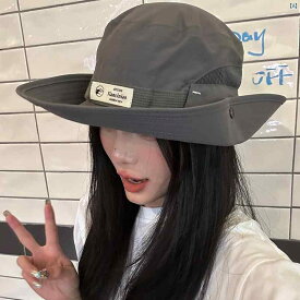 レディース　ファッション　おしゃれ　かわいい　韓国ファッション　海外ファッション ウエスタン カウボーイハット 大き つば 夏 日よけ 速乾 日焼け防止 帽子 アウトドア 旅行 ハイキング 登山 帽子 カジュアル