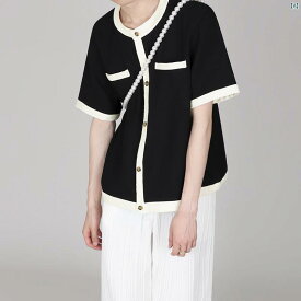 メンズ　韓国ファッション　男性　クール　かっこいい カーディガン 半袖 Tシャツ 夏 韓国 ハイエンド Tシャツ トップ 服 ジャケット