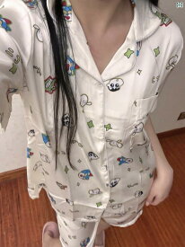 かわいい クレヨン しんちゃん 冷感 パジャマ レディース 夏 ガール 夏 半袖 ショーツ ホーム 服
