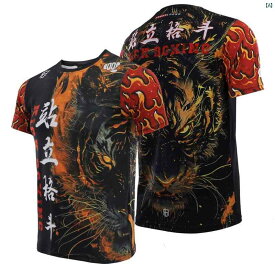 ムエタイ ボクシング ユニフォーム チーム 格闘 総合 格闘技 半袖 UFC 柔術 競技 速乾 スポーツ Tシャツ クラブ
