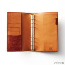 日本製 職人のこだわり手作り【オーセン】システム手帳(バイブルサイズ b6) ( 手帳 6穴 手帳カバー ブランド スケジュール帳 革 バイブル ビジネス手帳 ...