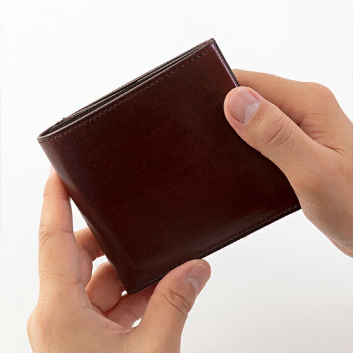 楽天市場】日本製 職人のこだわり手作り 【オーセン】 2つ折財布(革 