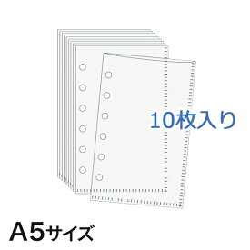 楽天市場 A5 6穴 クリアポケットの通販