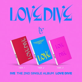安心・迅速の日本国内発送 2nd Single Album LOVE DIVE 3 ver IVE アイヴ アルバム cd