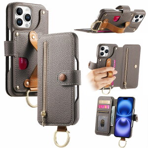 iPhone �P�[�X �蒠�^ �X�}�z�P�[�X �������� �x���g�t�� �Ў葀�� ���@�� RFID���C�h�~ �X�L�~���O�h�~ �J�[�h�|�P�b�g ���z�^ �g�уJ�o�[ ���f�B�[�X ��i iPhone11/12/12pro/13/14/15/16E/16/16pro/16plus/1