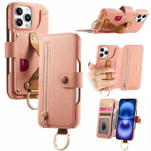 iPhone �P�[�X �蒠�^ �X�}�z�P�[�X �������� �x���g�t�� �Ў葀�� ���@�� RFID���C�h�~ �X�L�~���O�h�~ �J�[�h�|�P�b�g ���z�^ �g�уJ�o�[ ���f�B�[�X ��i iPhone11/12/12pro/13/14/15/16E/16/16pro/16plus/1