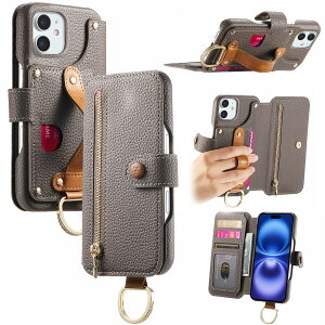 iPhone �P�[�X �蒠�^ �X�}�z�P�[�X �������� �x���g�t�� �Ў葀�� ���@�� RFID���C�h�~ �X�L�~���O�h�~ �J�[�h�|�P�b�g ���z�^ �g�уJ�o�[ ���f�B�[�X ��i iPhone11/12/12pro/13/14/15/16E/16/16pro/16plus/1