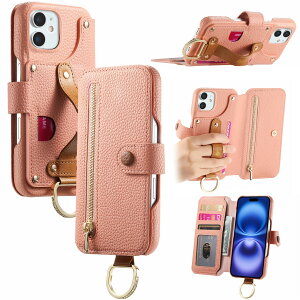 iPhone �P�[�X �蒠�^ �X�}�z�P�[�X �������� �x���g�t�� �Ў葀�� ���@�� RFID���C�h�~ �X�L�~���O�h�~ �J�[�h�|�P�b�g ���z�^ �g�уJ�o�[ ���f�B�[�X ��i iPhone11/12/12pro/13/14/15/16E/16/16pro/16plus/1