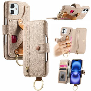 iPhone �P�[�X �蒠�^ �X�}�z�P�[�X �������� �x���g�t�� �Ў葀�� ���@�� RFID���C�h�~ �X�L�~���O�h�~ �J�[�h�|�P�b�g ���z�^ �g�уJ�o�[ ���f�B�[�X ��i iPhone11/12/12pro/13/14/15/16E/16/16pro/16plus/1