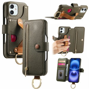 iPhone �P�[�X �蒠�^ �X�}�z�P�[�X �������� �x���g�t�� �Ў葀�� ���@�� RFID���C�h�~ �X�L�~���O�h�~ �J�[�h�|�P�b�g ���z�^ �g�уJ�o�[ ���f�B�[�X ��i iPhone11/12/12pro/13/14/15/16E/16/16pro/16plus/1