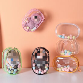 おもちゃ用　クリアポーチ　ラブブ1/2/3世代対応　保護ケース＆防塵ボックス