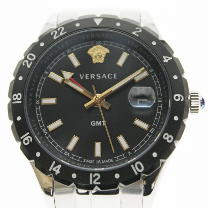 楽天市場】【中古】VERSACE ヴェルサーチ ヘレニウム GMT クオーツ 