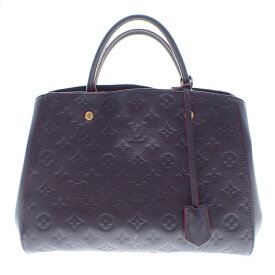 【中古】 LOUIS VUITTON ルイヴィトン モンテーニュMM M42746 モノグラムアンプラント ハンドバッグ ショルダー USED-B m26-1200173925800452