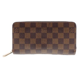 【中古】LOUIS VUITTON ルイ ヴィトン ダミエ ジッピーウォレット N60015 長財布 USED‐B m26-1200175925800134